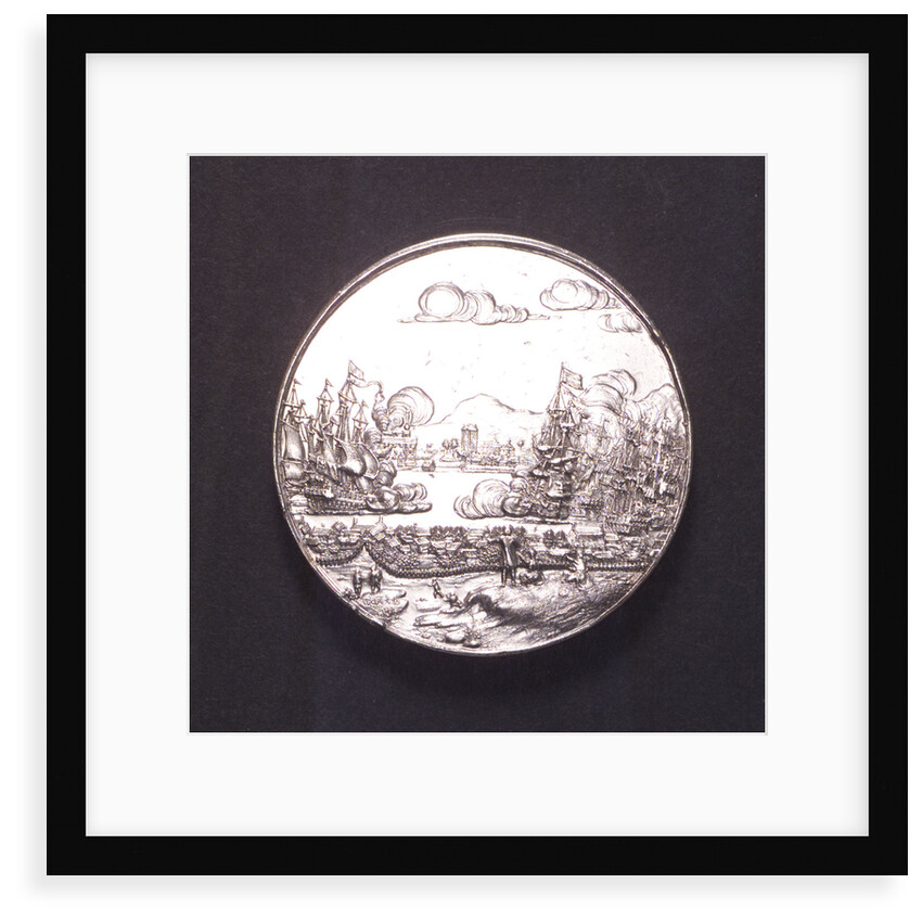 Medal commemorating the Battle of Bergen, 1665; obverse by J. Pool