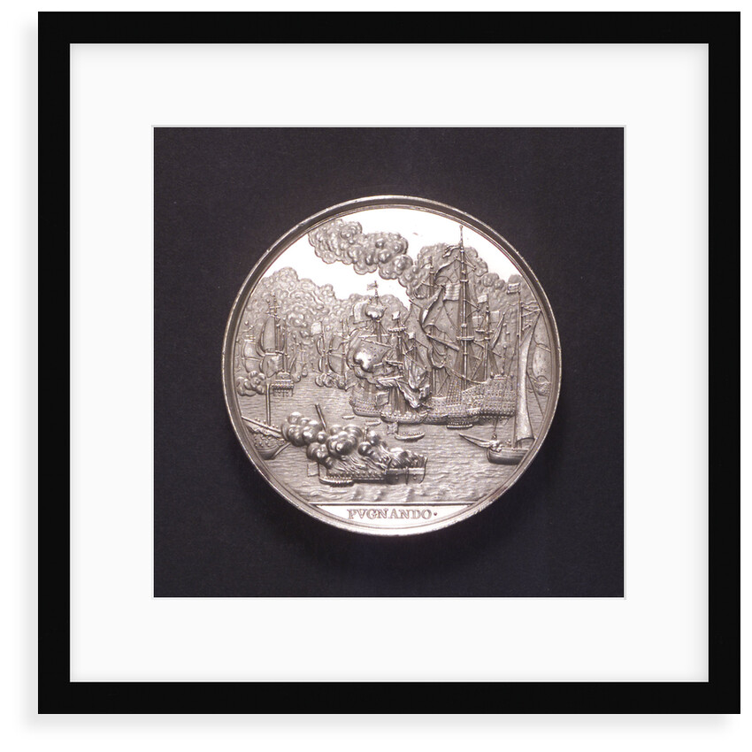 Medal commemorating the Battle of the Four Days, 1666; obverse by C. Adolfszoon