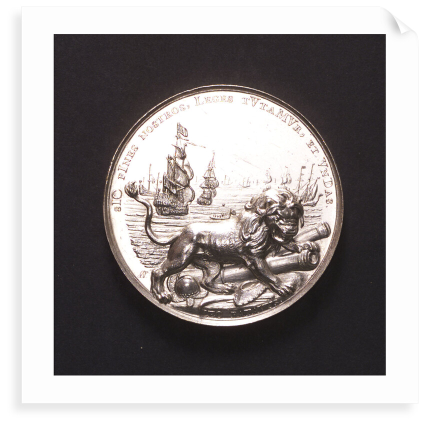Medal commemorating the Peace of Breda, 1667; obverse by J. Lutma