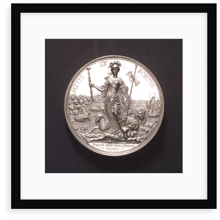 Medal commemorating the Peace of Breda, 1667; obverse by C. Adolfszoon