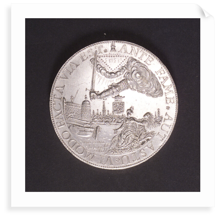 Medal commemorating the Peace of Breda, 1667; obverse by J. Looff