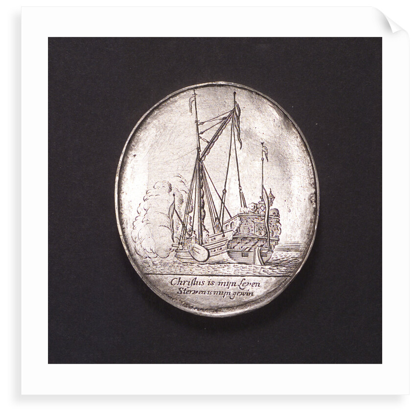 Medal commemorating the death of Captain Dirck Gerritsen Witte Paert, 1667; reverse by unknown