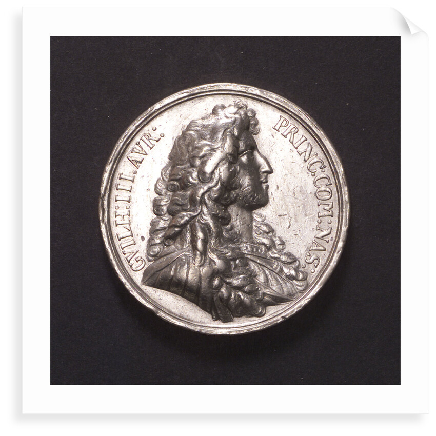 Medal commemorating William of Orange appointed Captain-General and Admiral, 1672; obverse by Unknown