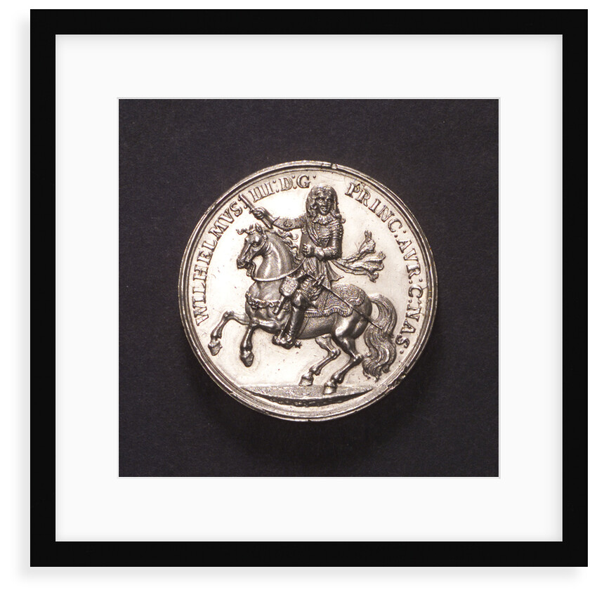 Medal commemorating William of Orange appointed Captain-General and Admiral, 1672; obverse by unknown