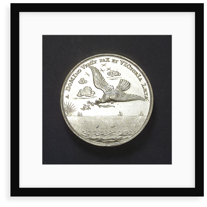 Medal commemorating the Peace of London, 1674; reverse by unknown