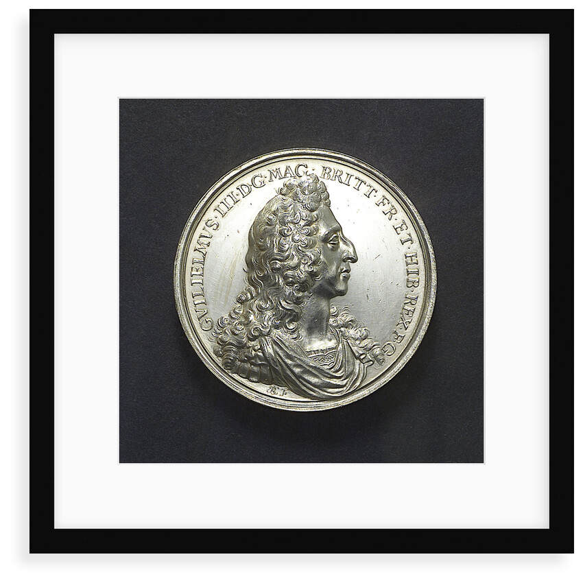 Medal commemorating the Battle of La Hogue, 1692; obverse by J. Boskam
