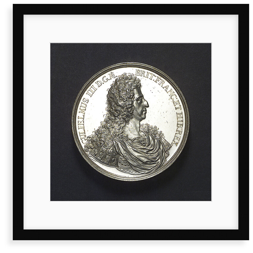 Medal commemorating the Battle of La Hogue, 1692; obverse by Jan Luder