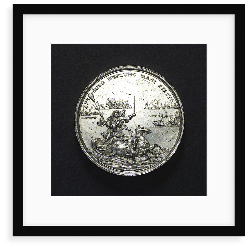 Medal commemorating the Battle of La Hogue, 1692; reverse by R. Arondeaux