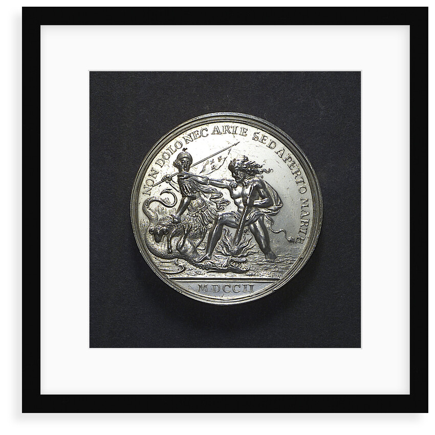 Medal commemorating the Expedition to Vigo Bay, 1702; reverse by J. Boskam