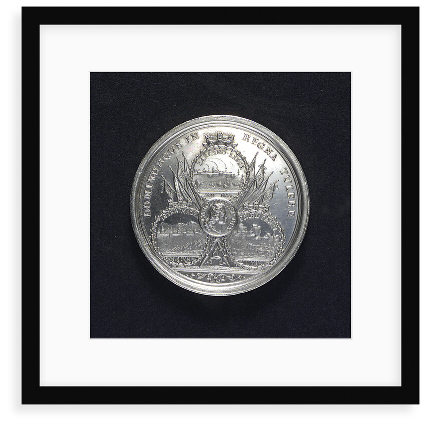 Medal commemorating the relief of Barcelona and other successes, 1706; reverse by M. Smeltzing