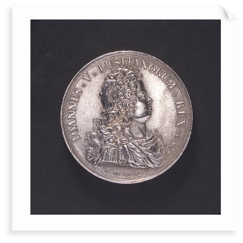 Medal commemorating action off Corfu, victory over the Turks, 1716; obverse by A. Mengin