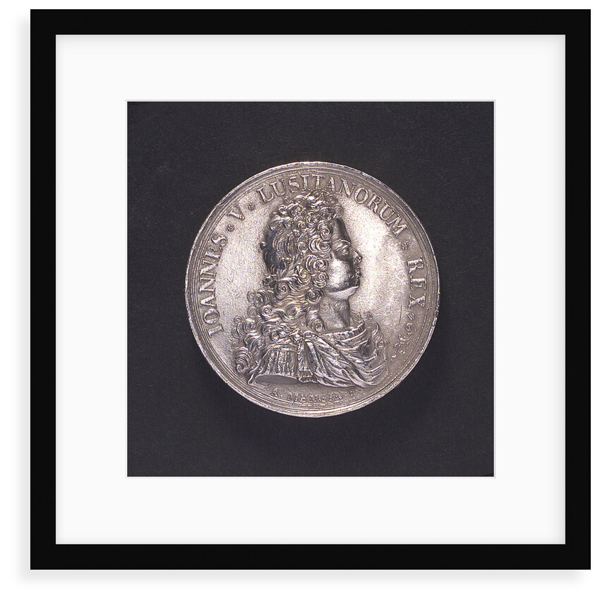 Medal commemorating action off Corfu, victory over the Turks, 1716; obverse by A. Mengin