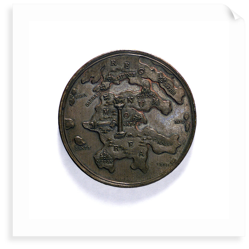Medal commemorating the capture of the Morea and other successes, 1687; reverse by Martin Brunner