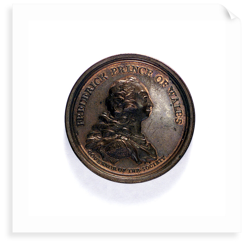 Medal commemorating the Free British Fishery Society; obverse by L.C. Koch