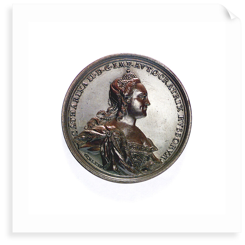 Medal commemorating the victories over the Turks; obverse by J.L. Oexlein
