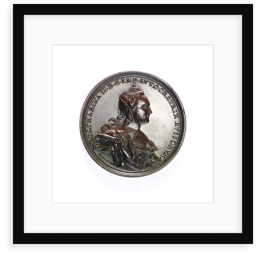 Medal commemorating the victories over the Turks; obverse by J.L. Oexlein