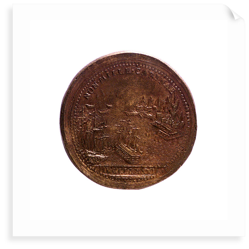 Medal commemorating the defence of Gibraltar and General Eliott, 1779-83; reverse by J. Weber
