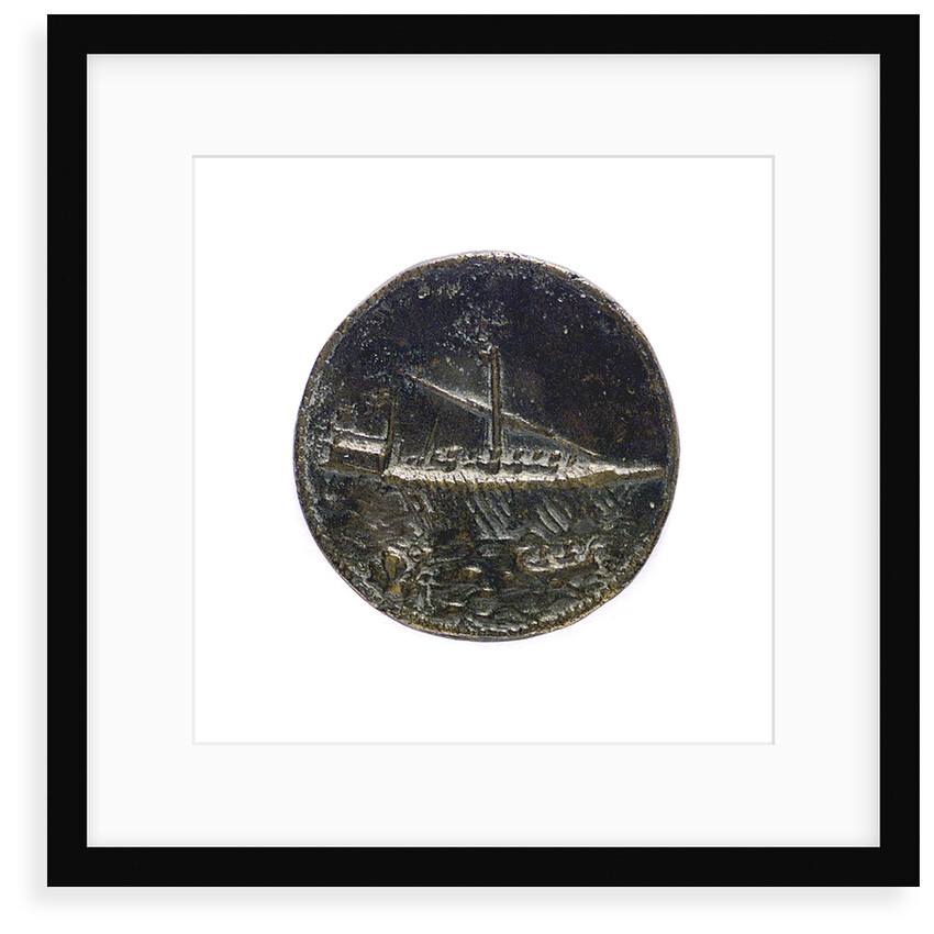 Medal commemorating  Admiral Andrea Doria (1468-1560); reverse by L. Leoni