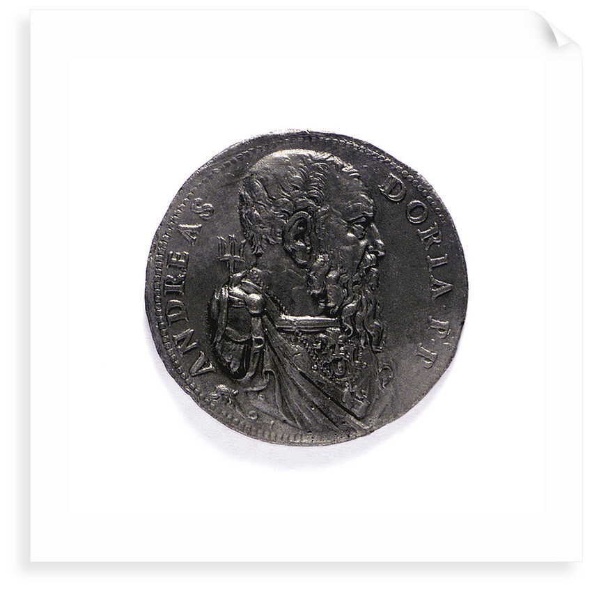 Medal commemorating Admiral Andrea Doria; obverse by L. Leoni