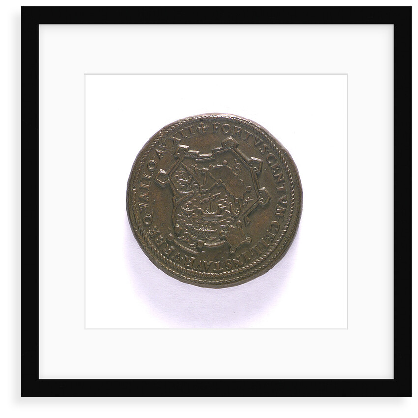 Medal commemorating the fortress and harbour of Civitavecchia; reverse by unknown
