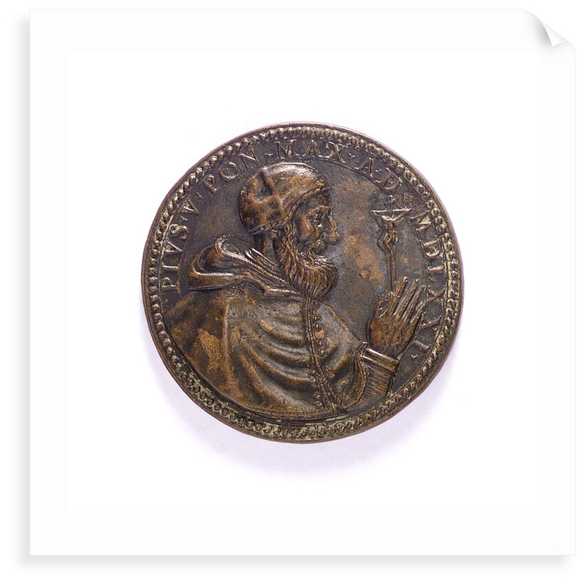 Medal commemorating the Battle of Lepanto, 1571; obverse by G.F. Bonzagna