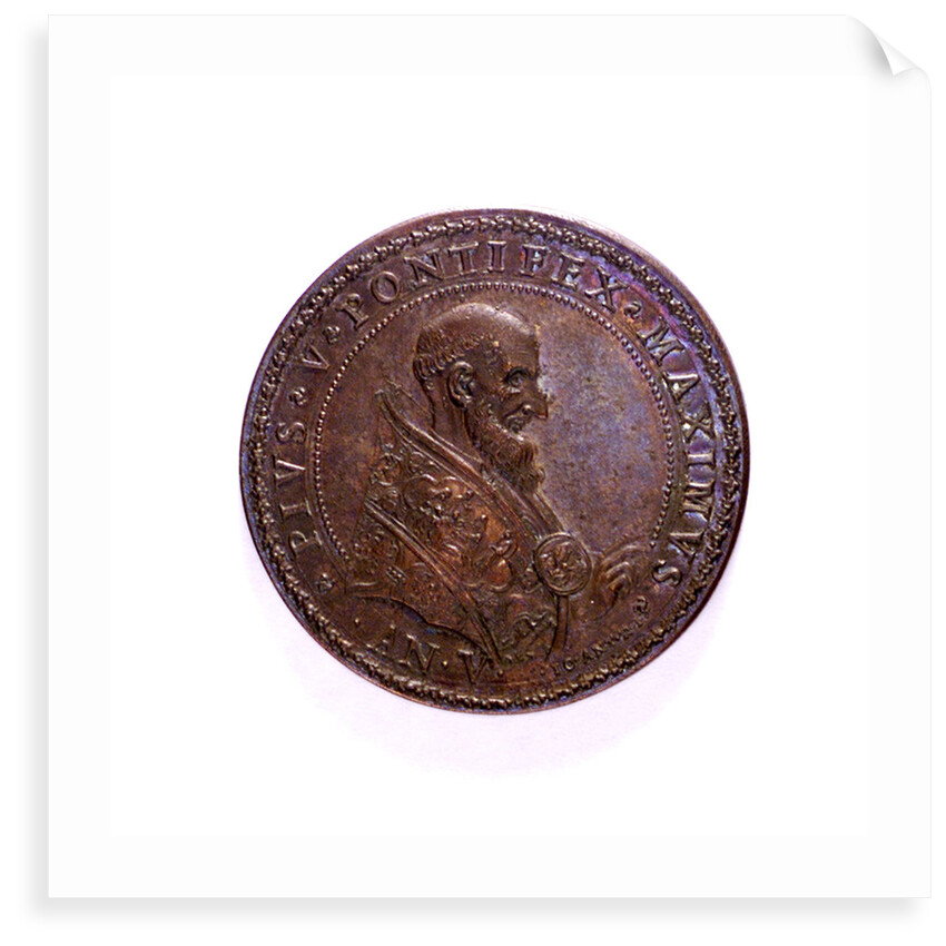 Medal commemorating the Battle of Lepanto, 1571; obverse by I.A. Rossi