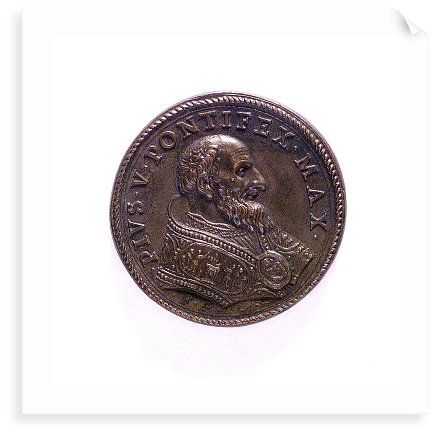 Medal commemorating peace after the Battle of Lepanto; obverse by G.F. Bonzagna