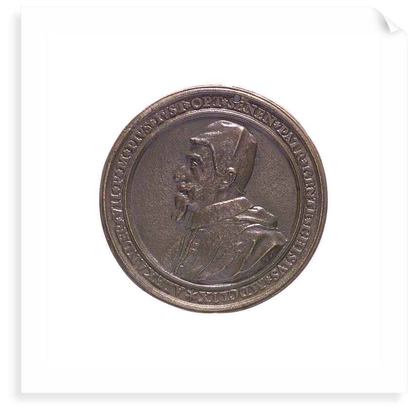 Medal commemorating the fortified town and port of Civitavecchia; obverse by unknown