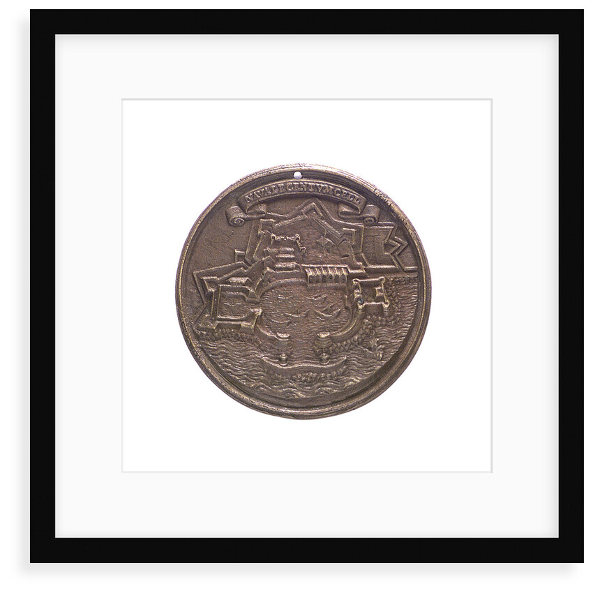 Medal commemorating the fortified town and port of Civitavecchia; reverse by unknown