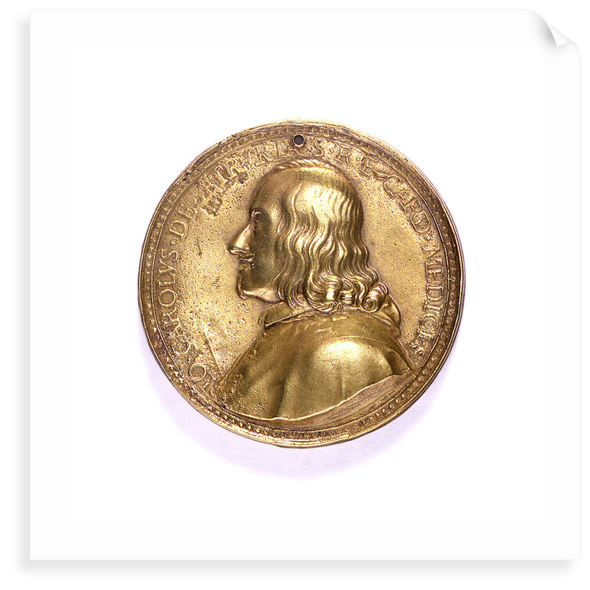 Medal commemorating Admiral Cardinal Medici; obverse by G.F. Travani
