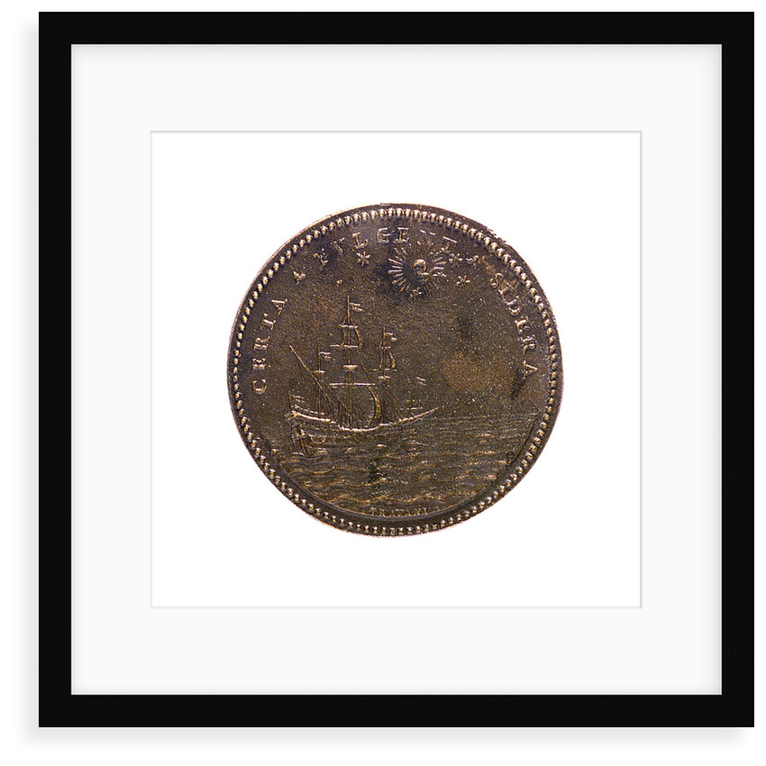 Medal commemorating the naval power of Tuscany; reverse by G.F. Travani