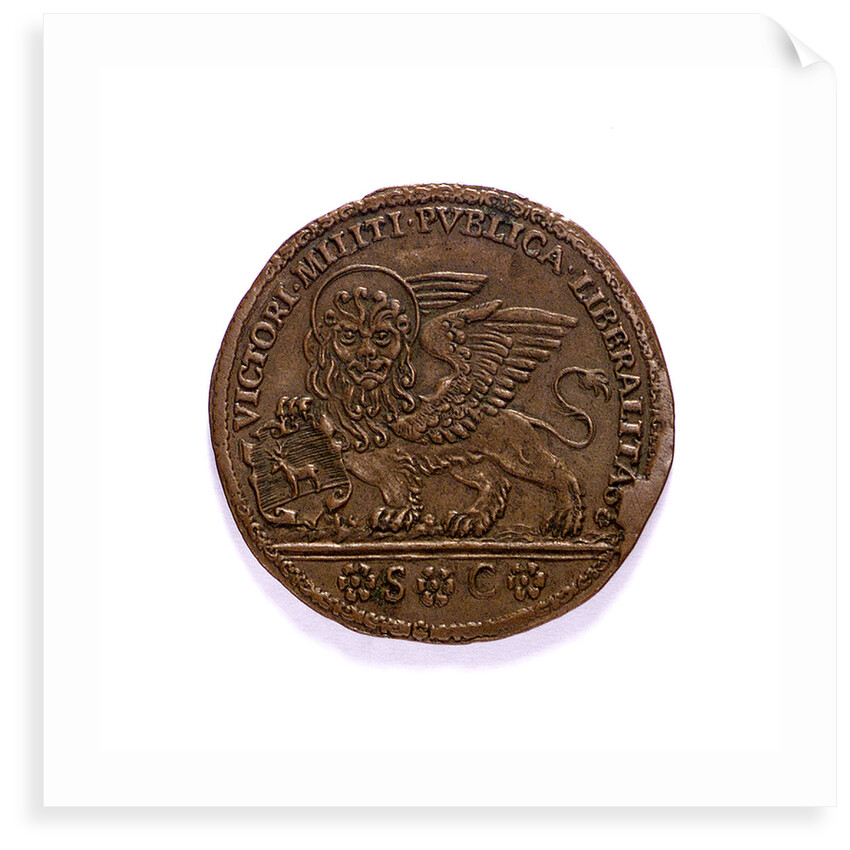 Medal commemorating Admiral Civrani's victory over the Turks at Cyprus, 1753; obverse by unknown