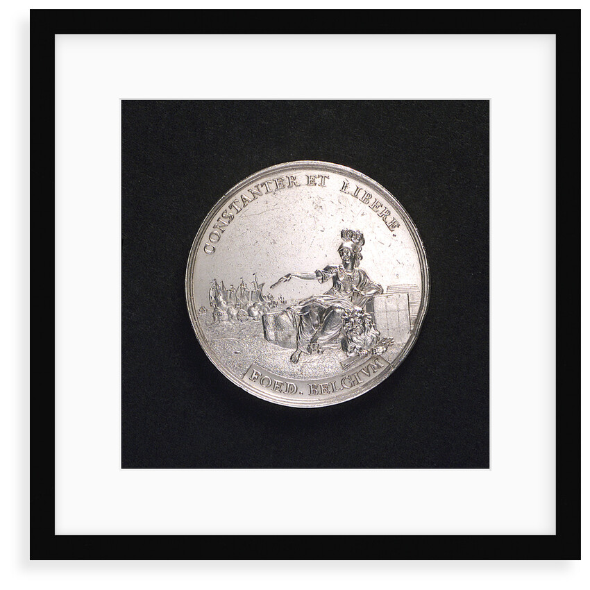 Medal commemorating the action of Captain Salomon Dedel and the Peace of Hubertsburg, 1755; obverse by Johann Georg Holtzhey