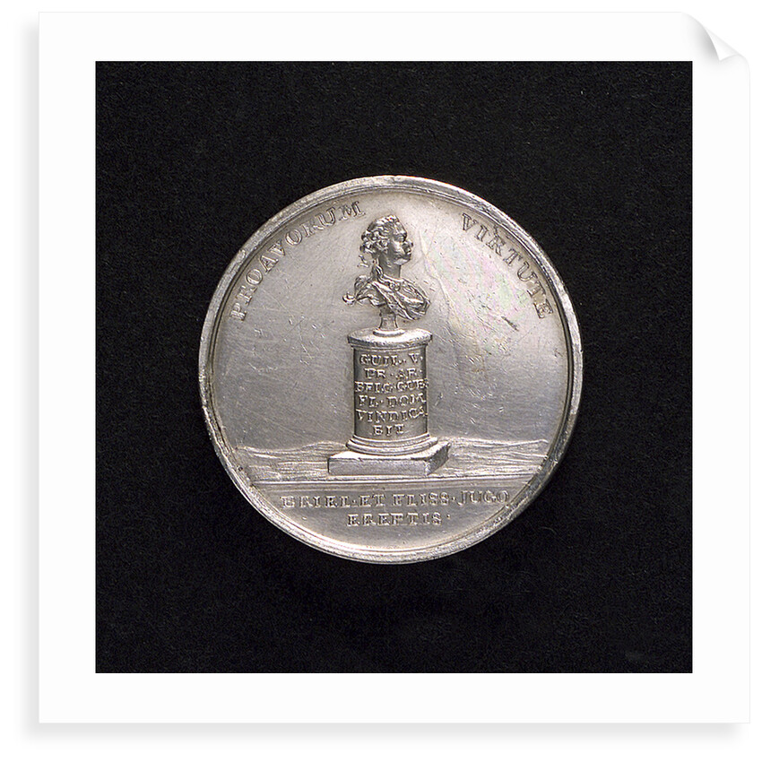 Medal commemorating the bicentenary of the deliverance of Flushing, 1772; obverse by T. van Berckel