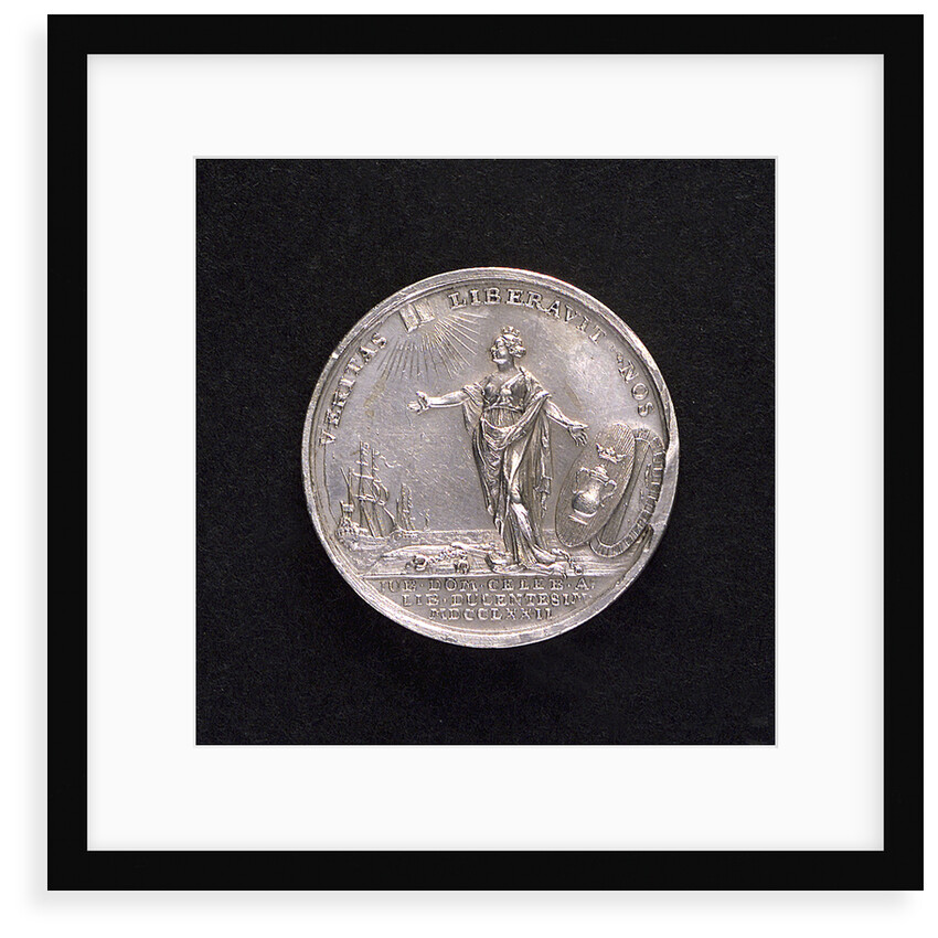 Medal commemorating the bicentenary of the deliverance of Flushing, 1772; reverse by T. van Berckel