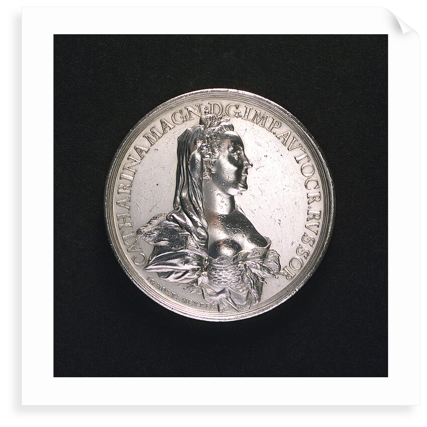 Medal commemorating armed neutrality at sea; obverse by Johann Georg Holtzhey