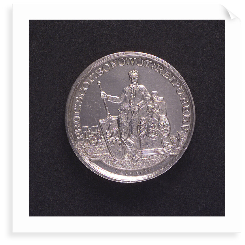 Medal commemorating armed neutrality at sea; obverse by J.M. Lageman