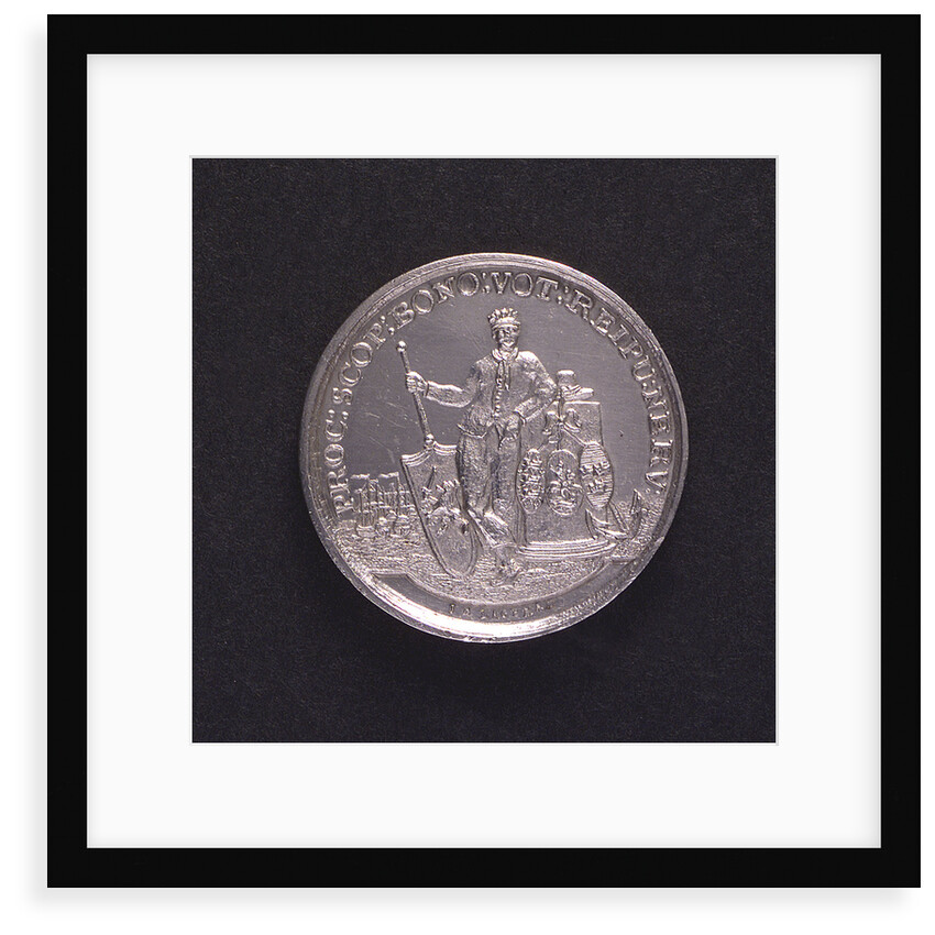 Medal commemorating armed neutrality at sea; obverse by J.M. Lageman