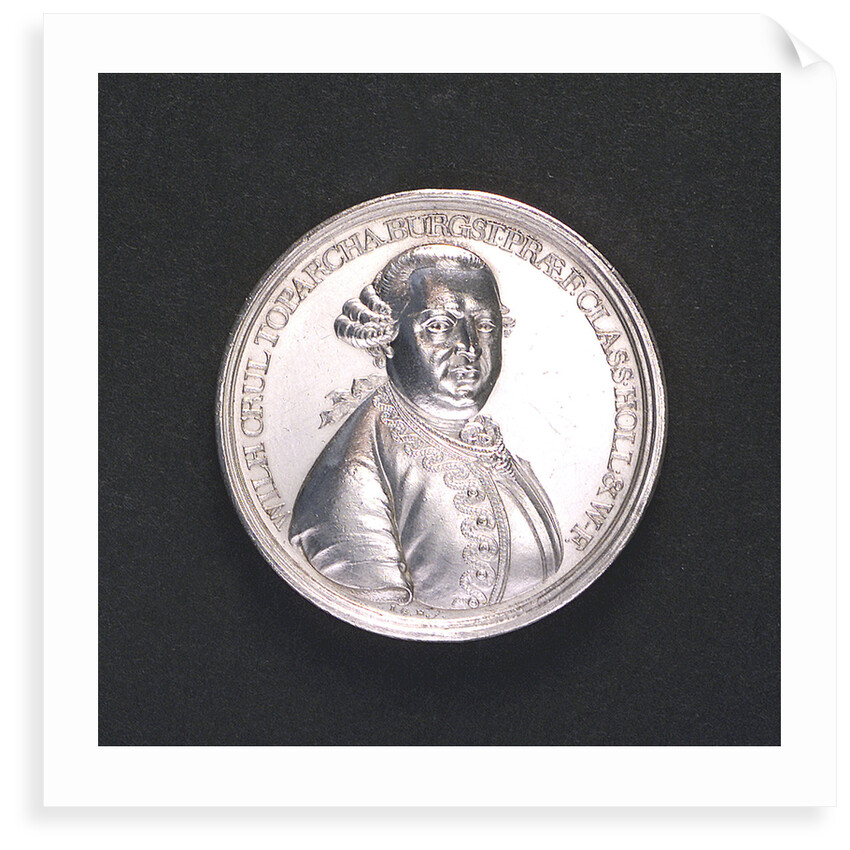 Medal commemorating Admiral Willem Crul of Holland and West Friesland; obverse by Johann Georg Holtzhey