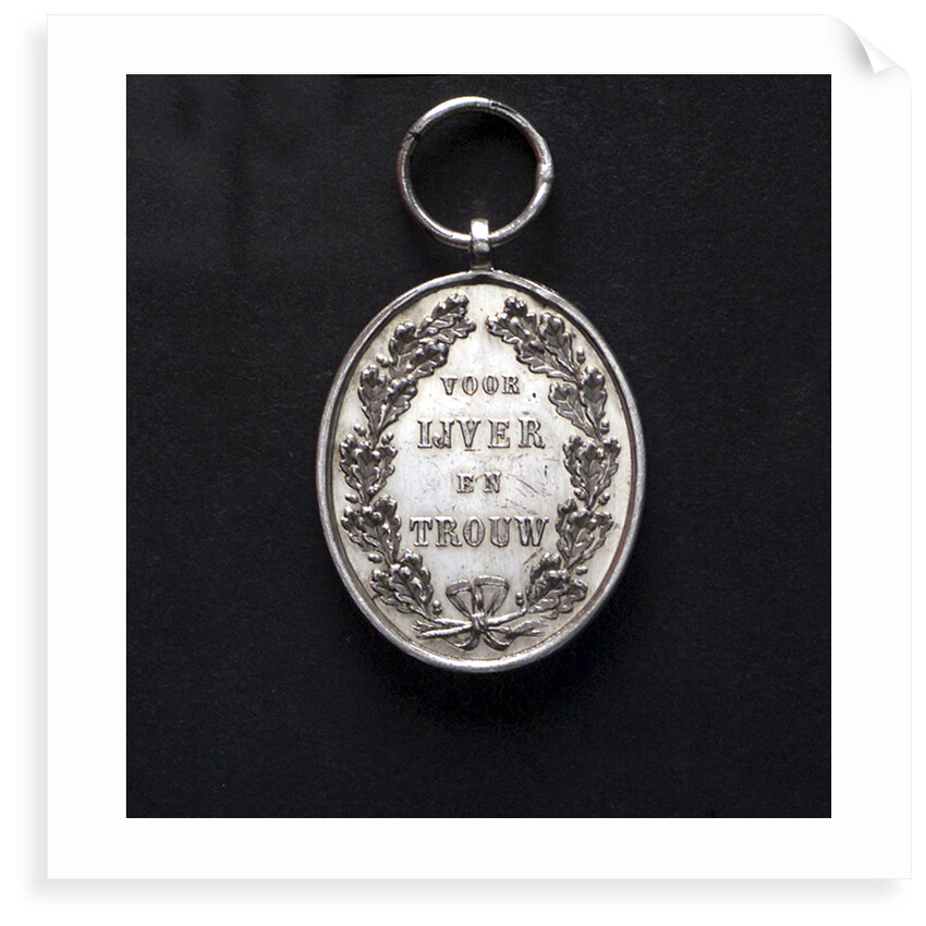 Medal commemorating the Dutch long service; reverse by unknown