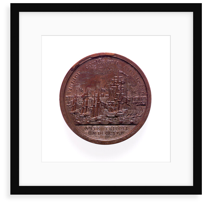 Medal commemorating Commodore E Preble and the bombardment of Tripoli, 1804; reverse by J.M. Reich