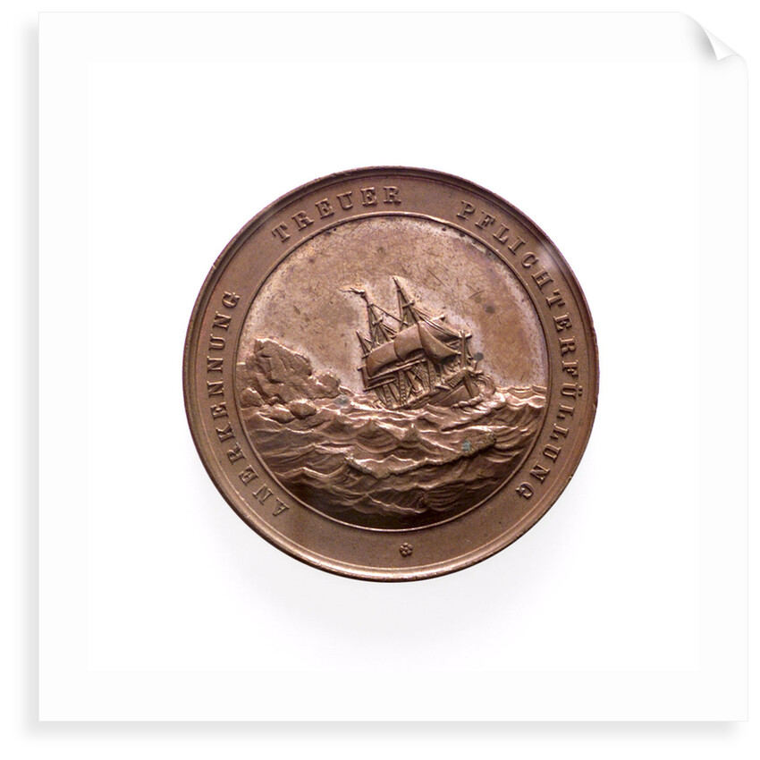 Medal commemorating the Hamburg Society of Underwriters; obverse by Unknown