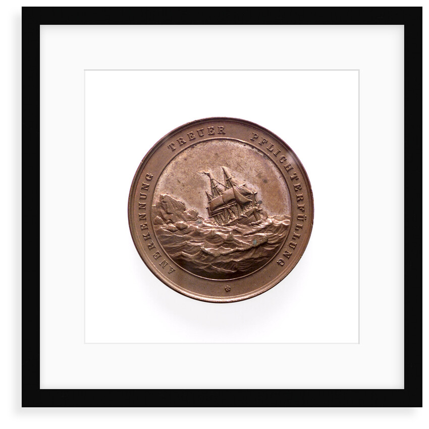 Medal commemorating the Hamburg Society of Underwriters; obverse by Unknown
