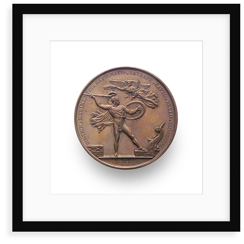 Medal commemorating the expedition to Palembang, 1821; reverse by A.F. Michaut