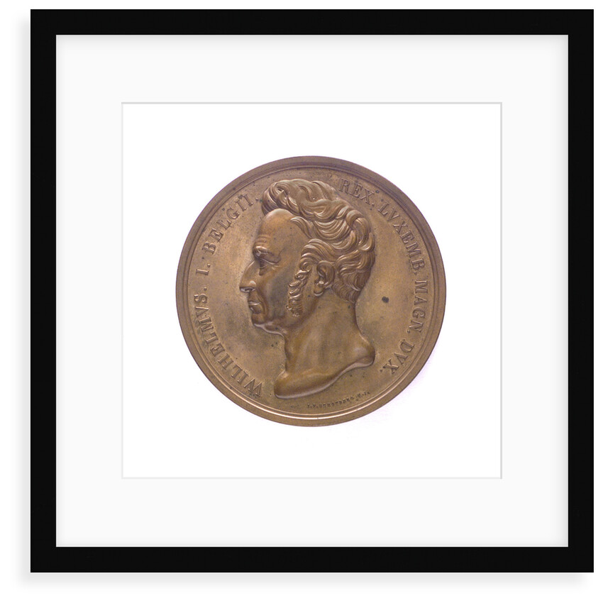 Medal commemorating the opening of the North Sea Canal, 1824; obverse by J.P. Schouberg