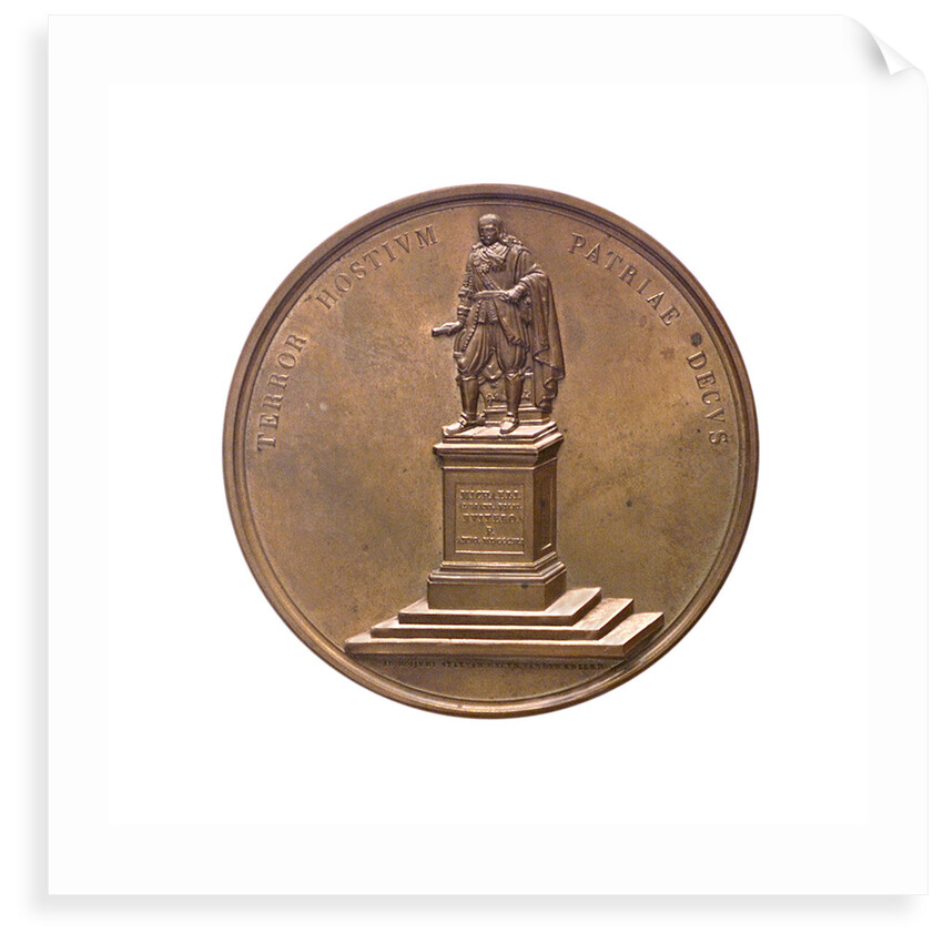 Medal commemorating Admiral de Ruyter; obverse by D. van der Kellen Junior