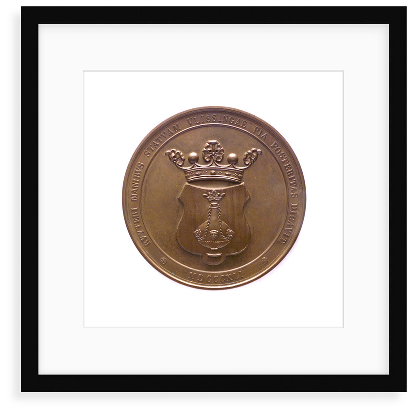 Medal commemorating Admiral de Ruyter; reverse by D. van der Kellen Junior