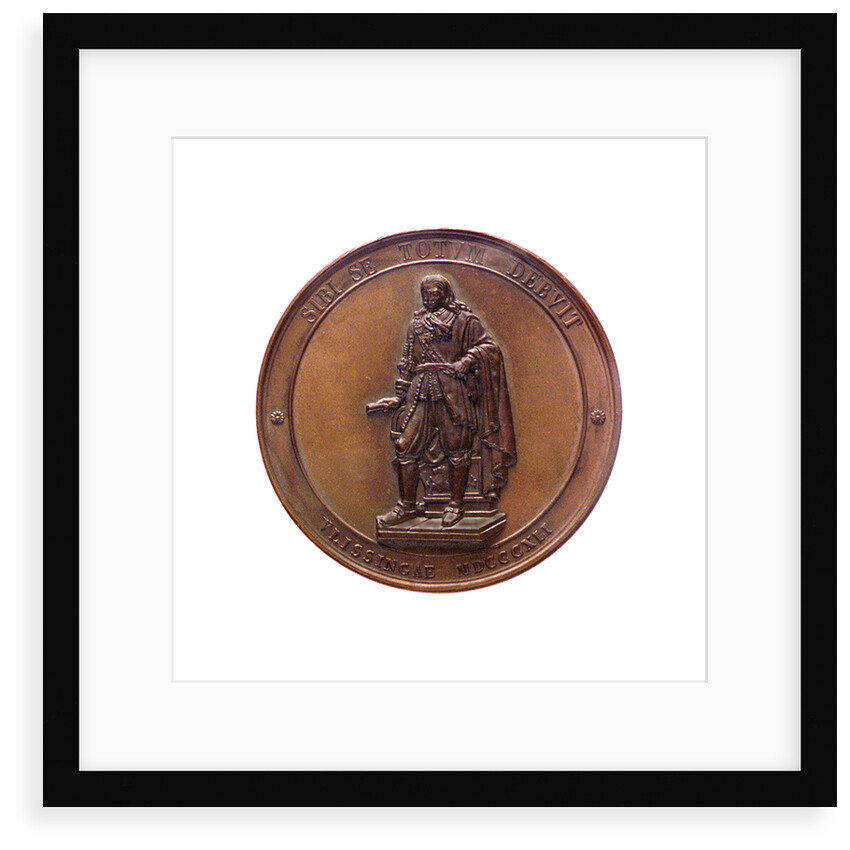Medal commemorating Admiral de Ruyter; obverse by D. van der Kellen Junior