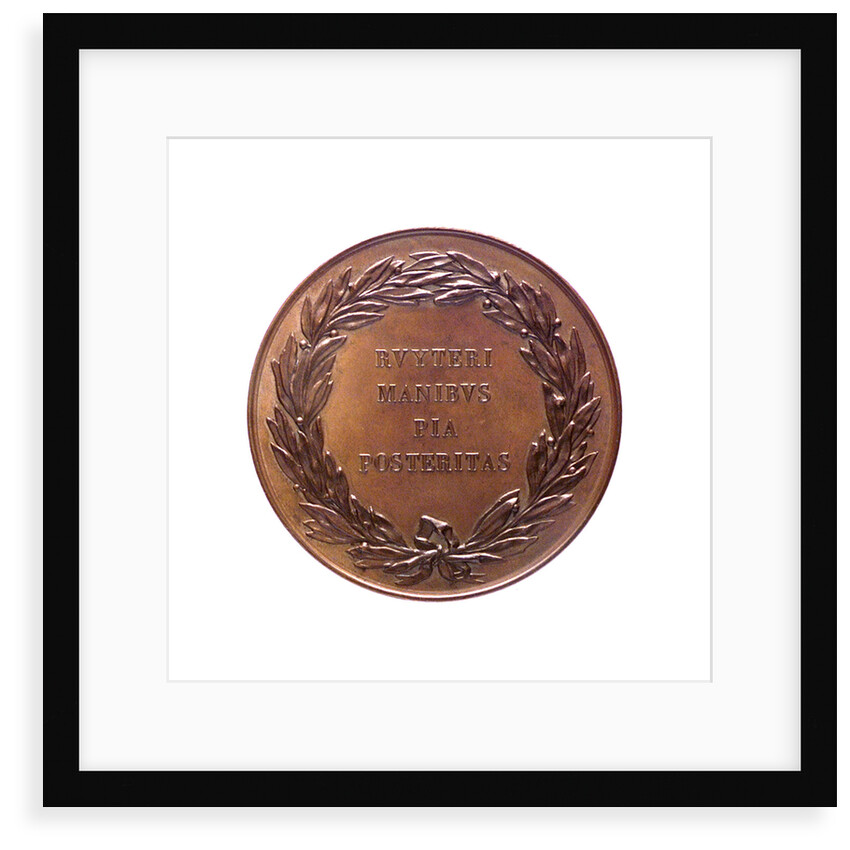 Medal commemorating Admiral de Ruyter; reverse by D. van der Kellen Junior