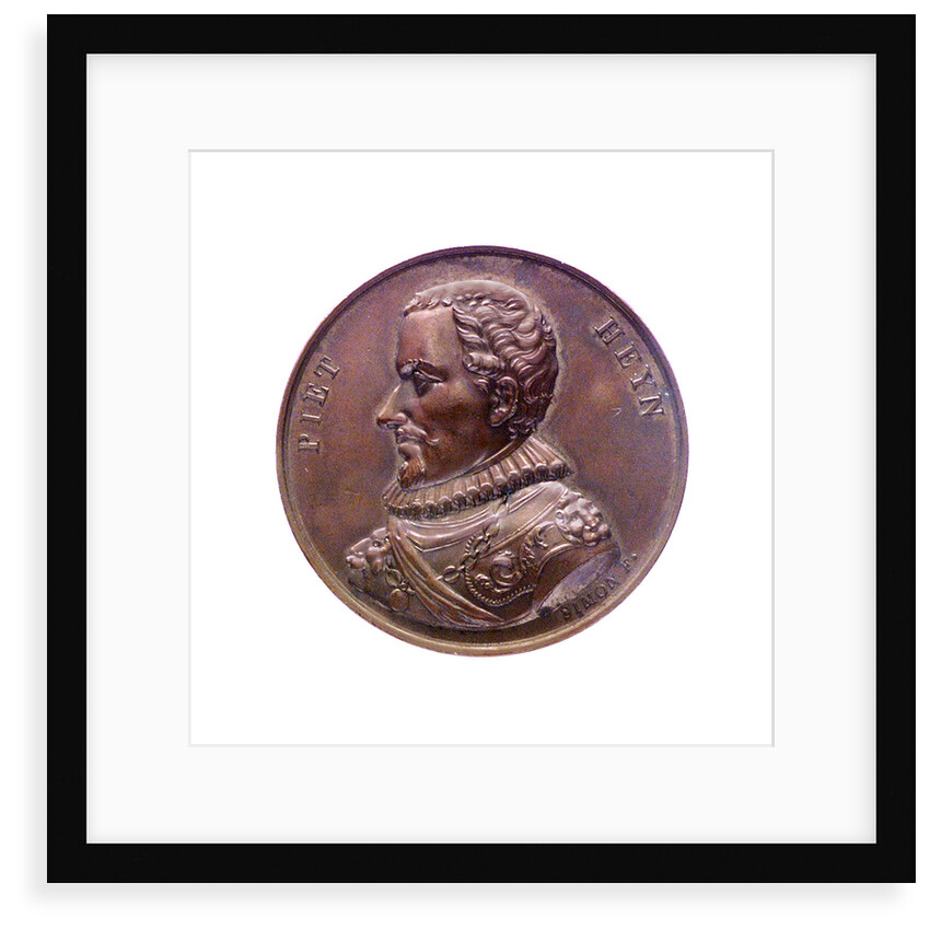 Medal commemorating Admiral Pieter Heyn (1578-1629); obverse by J.H. Simon